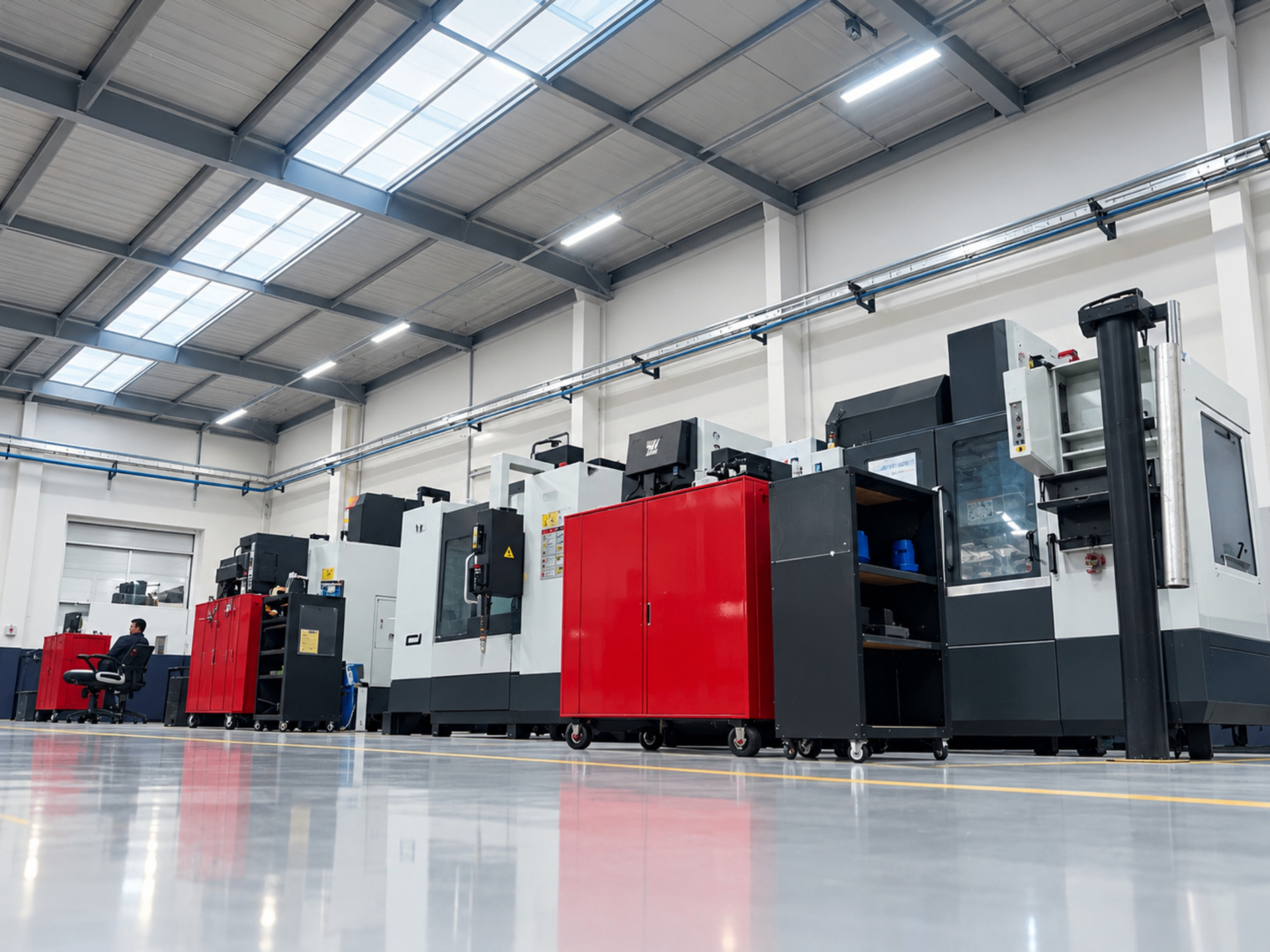 Centro de maquinado CNC en las instalaciones de Grupo Bayefa